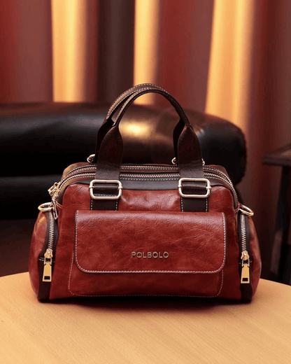 Polbolo Vintage Multi Bölmeli Çanta | Geniş ve Fonksiyonel Tasarım