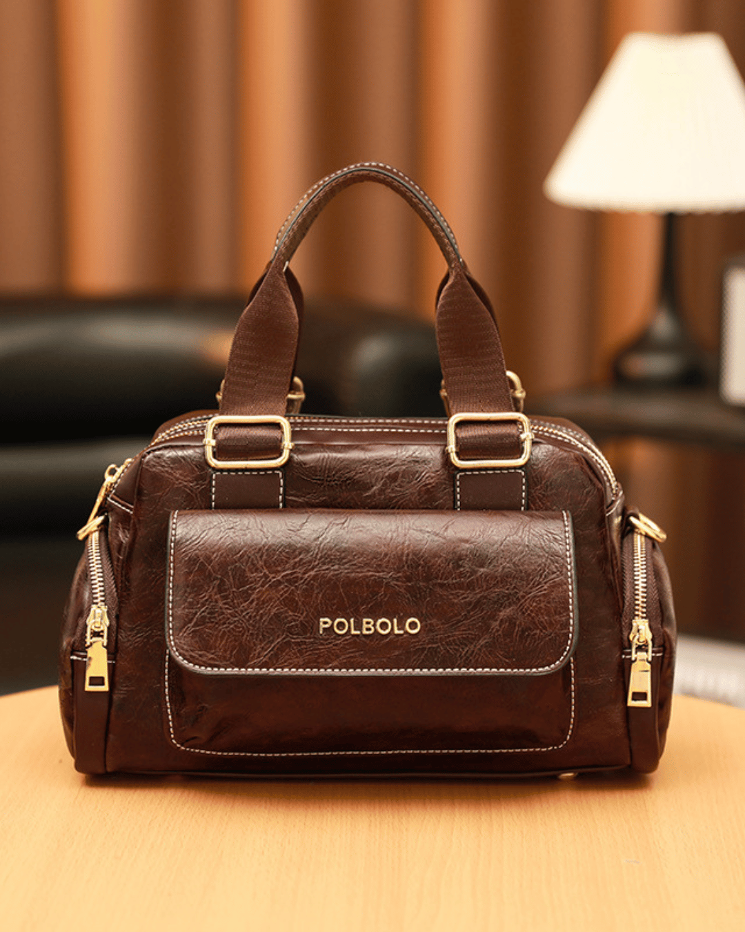 Polbolo Vintage Multi Bölmeli Çanta | Geniş ve Fonksiyonel Tasarım