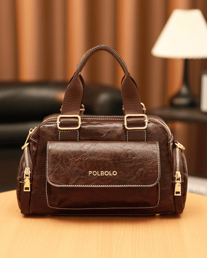 Polbolo Vintage Multi Bölmeli Çanta | Geniş ve Fonksiyonel Tasarım
