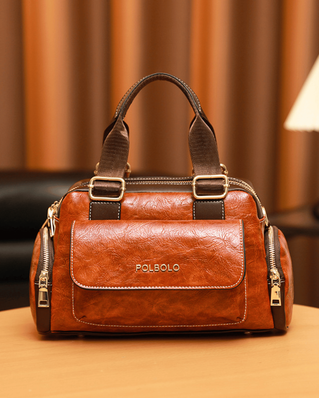 Polbolo Vintage Multi Bölmeli Çanta | Geniş ve Fonksiyonel Tasarım