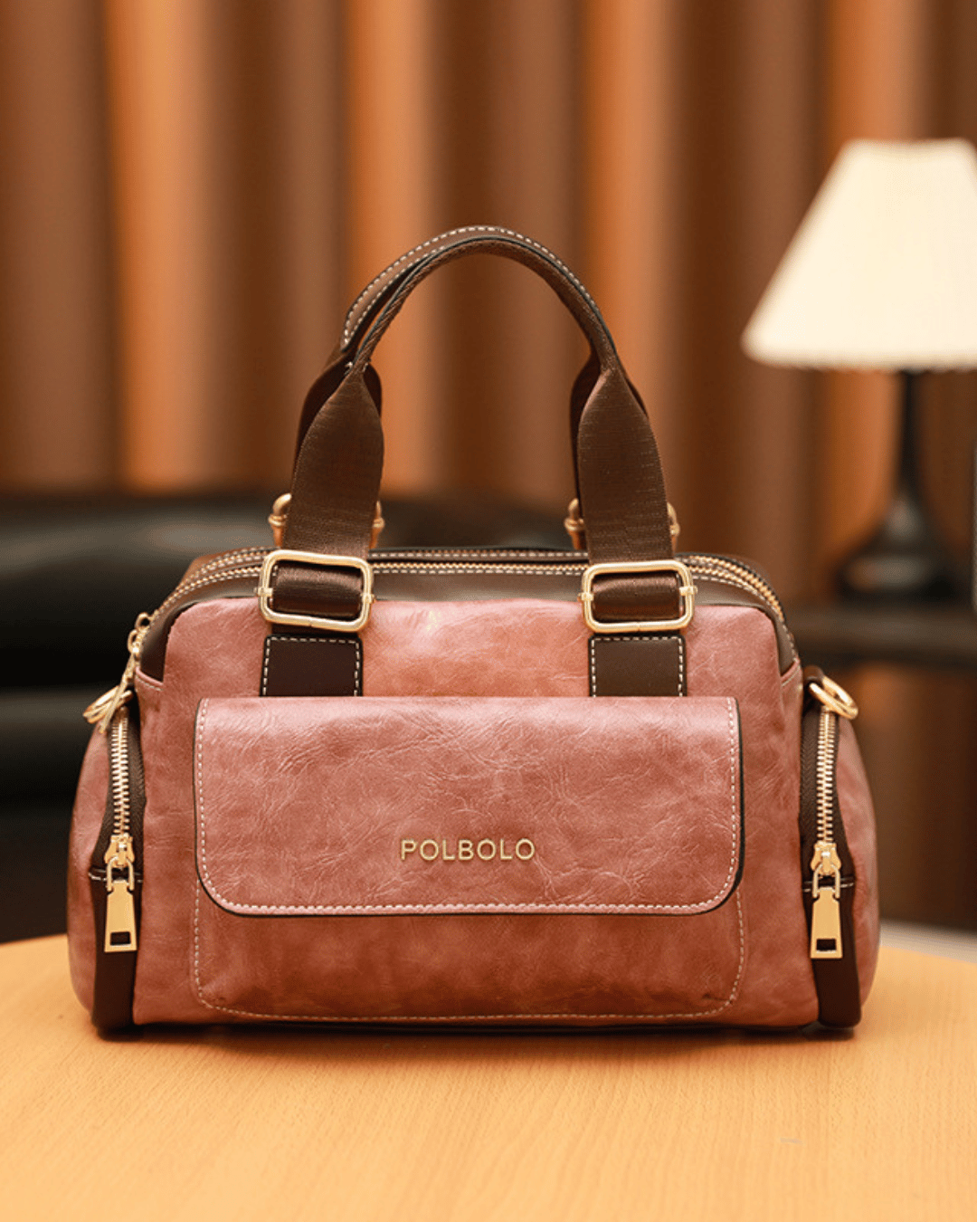 Polbolo Vintage Multi Bölmeli Çanta | Geniş ve Fonksiyonel Tasarım