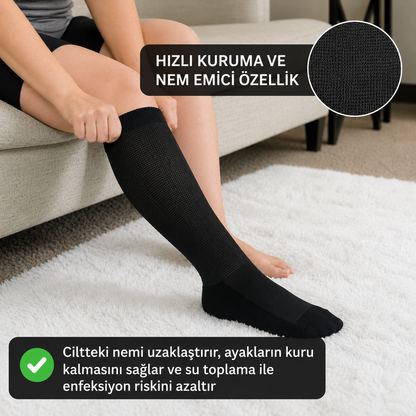 Premium Bambu Uzun Çorap