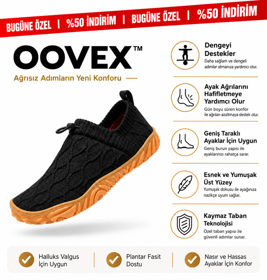 Oovex™ KyotoStep – Ayak Dostu Ergonomik Ayakkabı
