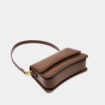 Pure Gloss Flap Deri Çanta | Şık ve Çok Yönlü Tasarım