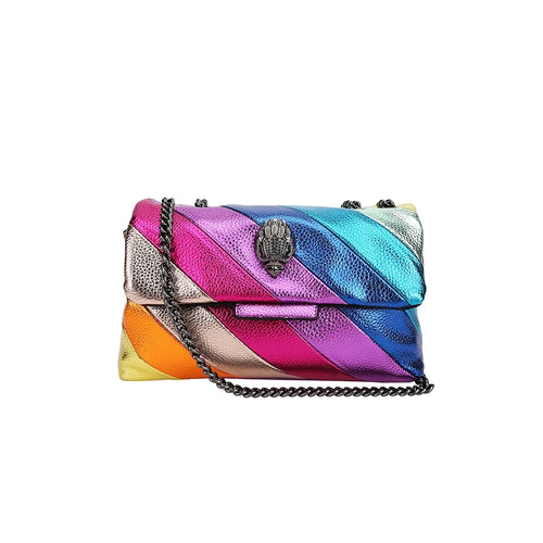 Rainbow Style Zincirli Çanta | Canlı Desen, Modern & Trendy