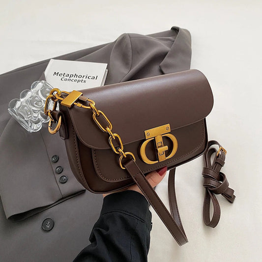 Lüks Crossbody Deri Çanta | Şık Zamansız Tasarım