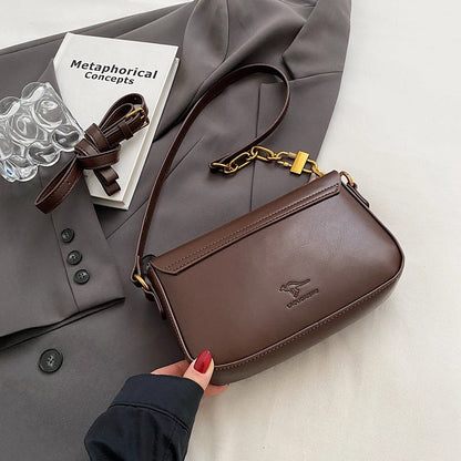 Lüks Crossbody Deri Çanta | Şık Zamansız Tasarım